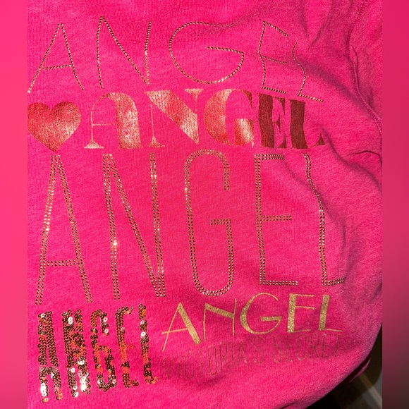 Y2K Vintage Victorias Secret Angel Supermodel Essentials bling hoodie 💖✨ - Picture 5 of 6